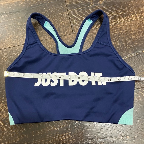 Nike | Just do it Dri-Fit blue sport bra - Picture 5 of 10